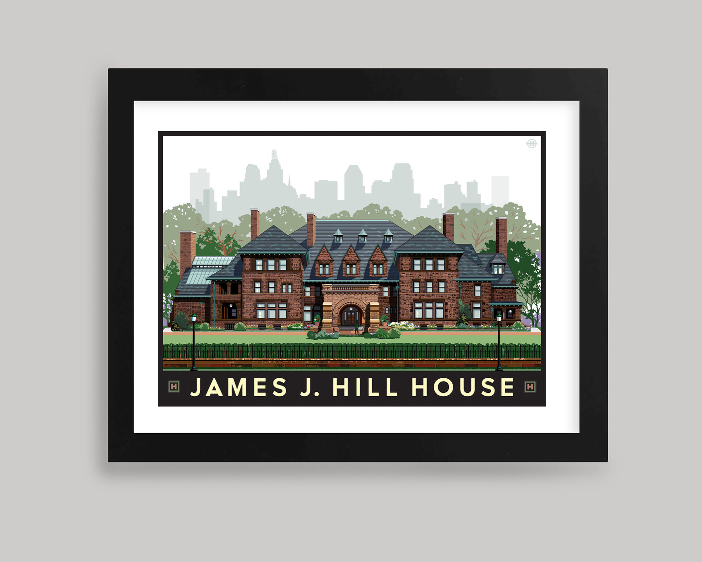 JAMES J HILL HOUSE || MINNESOTA LANDMARK ART PRINT