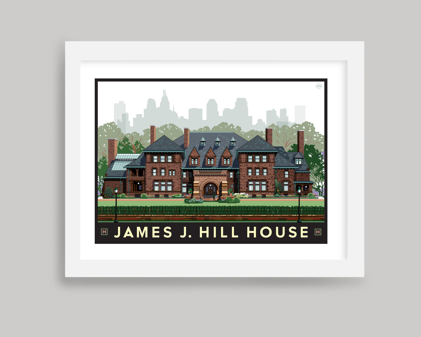 JAMES J HILL HOUSE || MINNESOTA LANDMARK ART PRINT