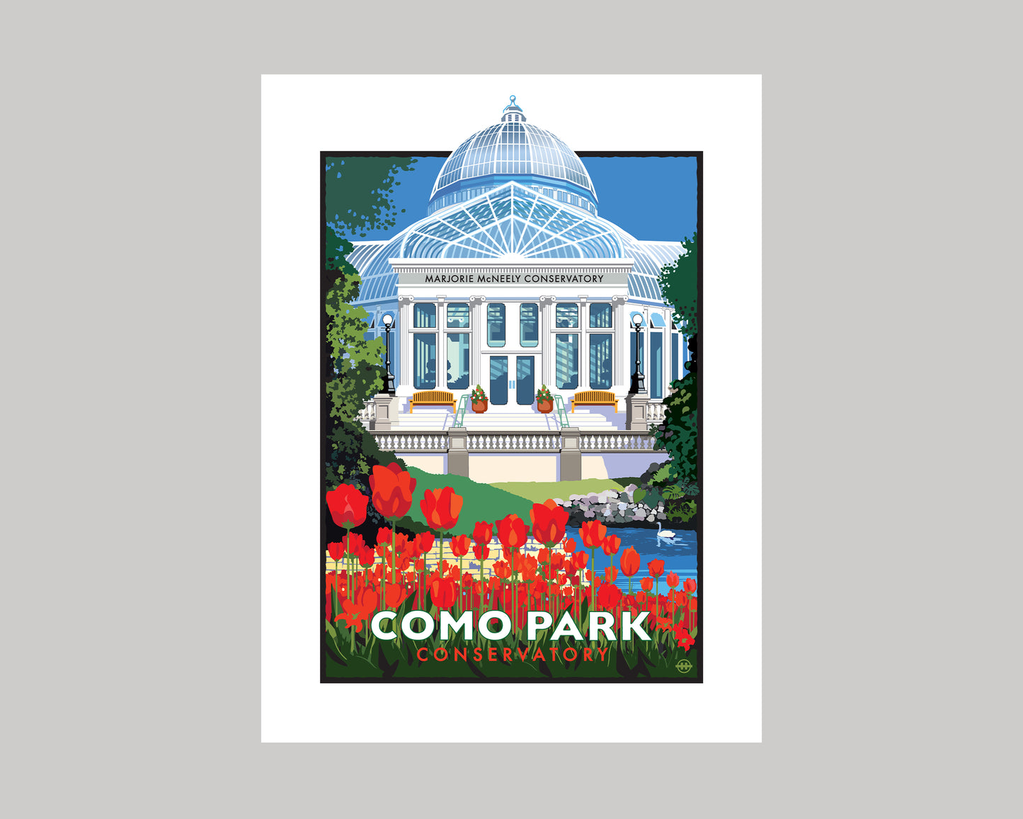 COMO PARK OBSERVATORY || MINNESOTA LANDMARK ART PRINT