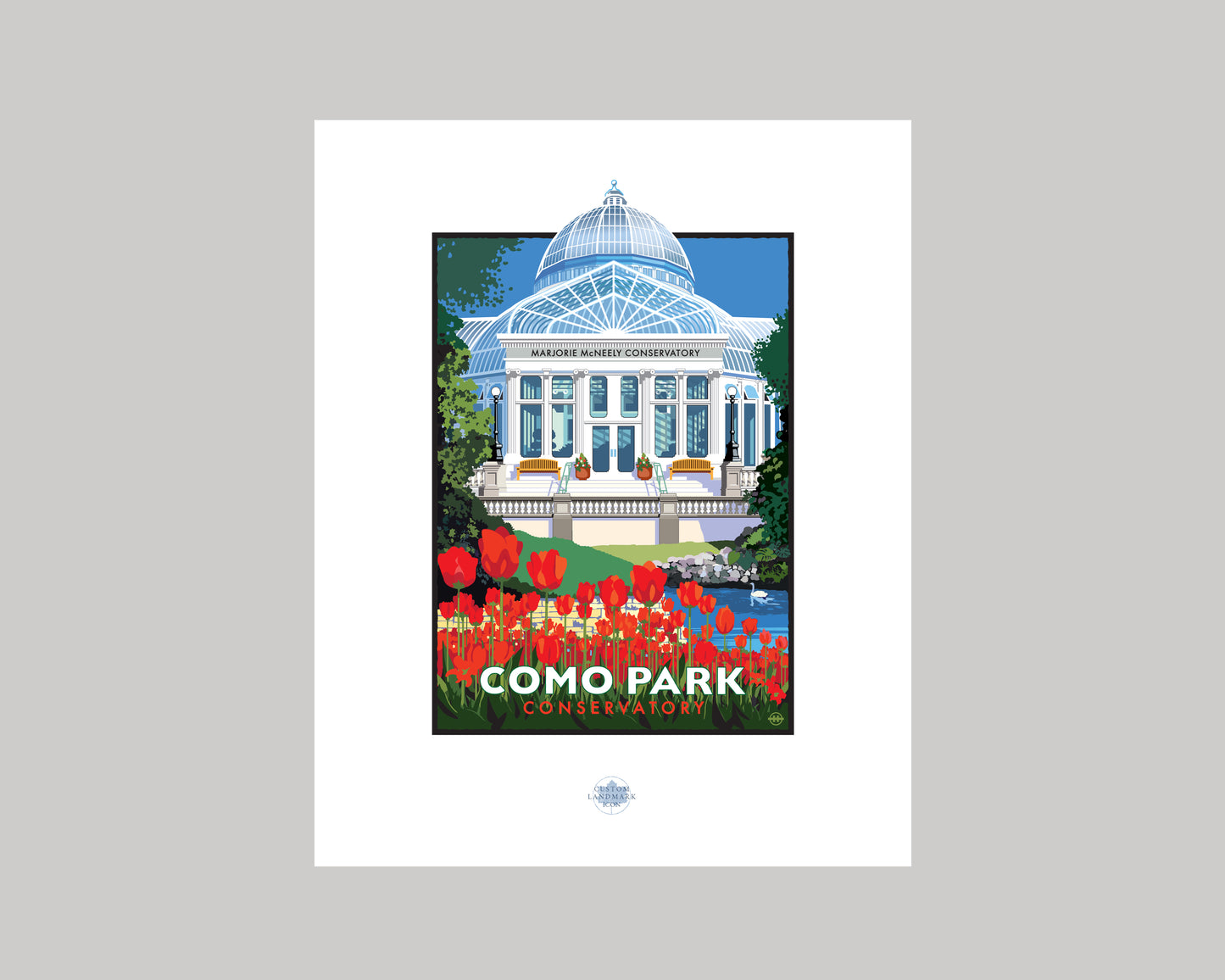 COMO PARK OBSERVATORY || MINNESOTA LANDMARK ART PRINT