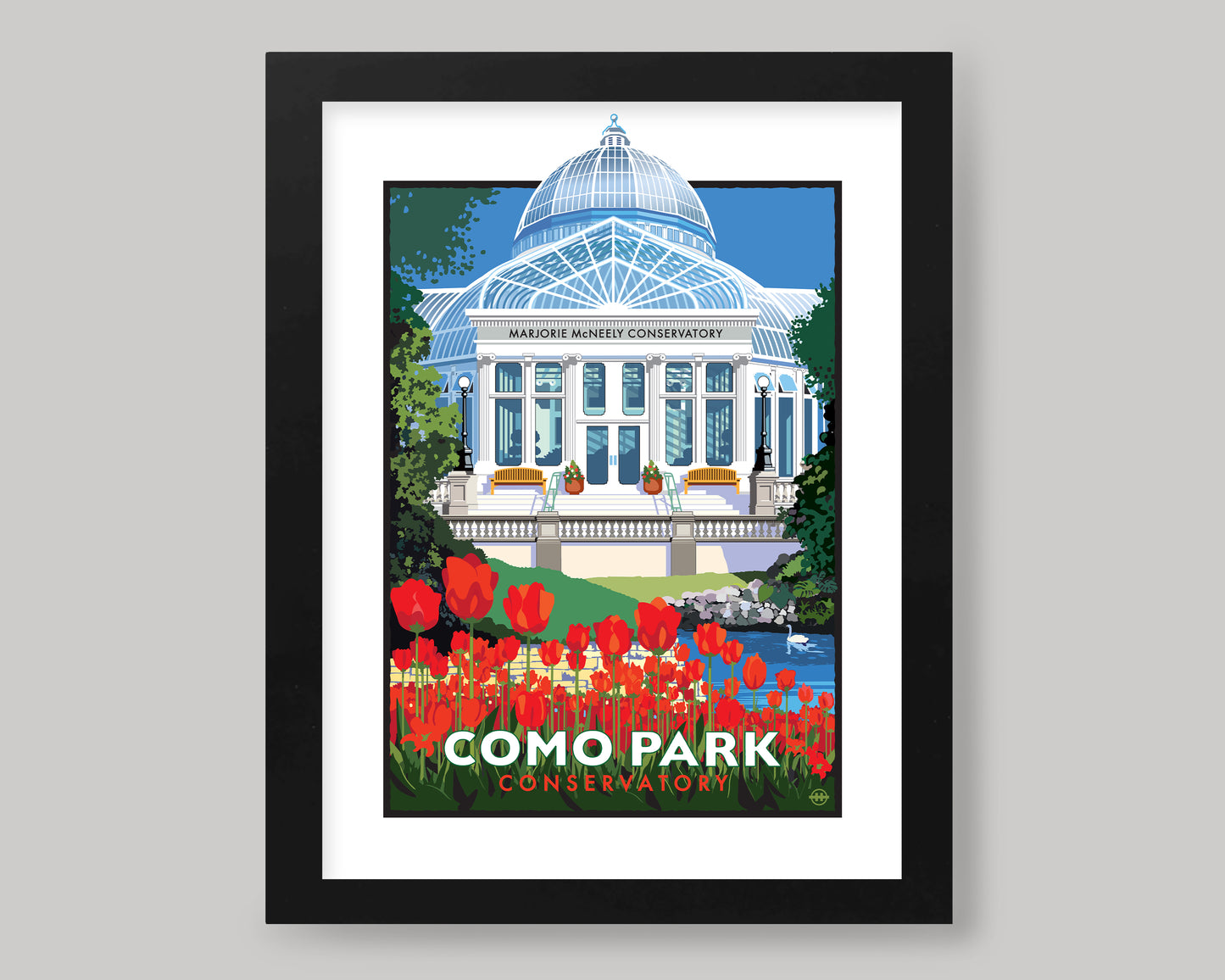 COMO PARK OBSERVATORY || MINNESOTA LANDMARK ART PRINT