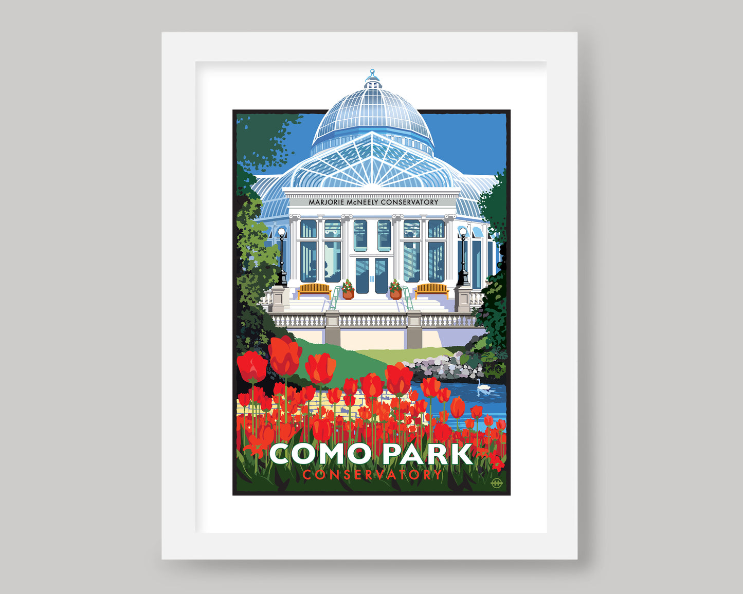 COMO PARK OBSERVATORY || MINNESOTA LANDMARK ART PRINT