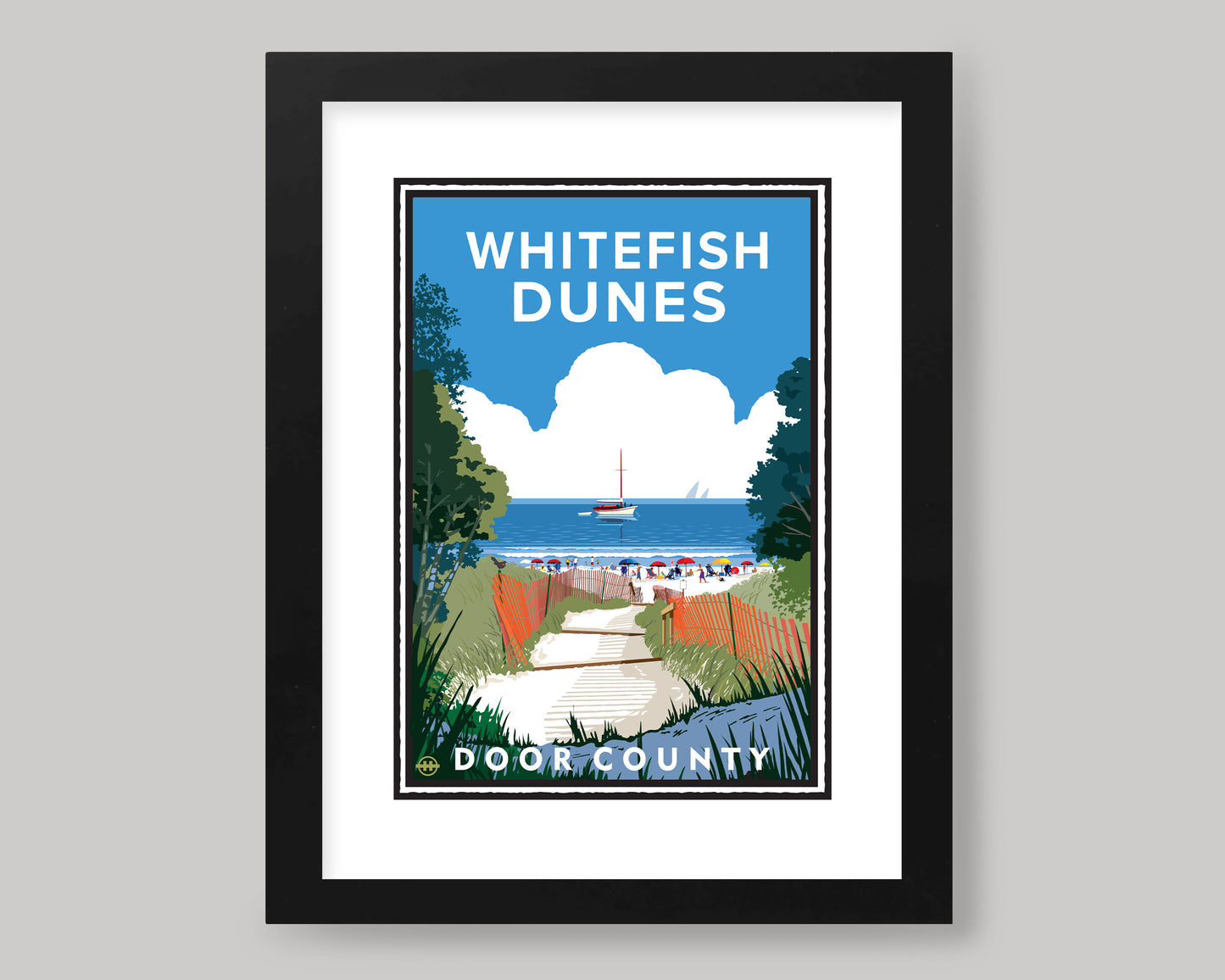 WHITEFISH DUNES DOOR COUNTY || WISCONSIN LANDMARK ART PRINT