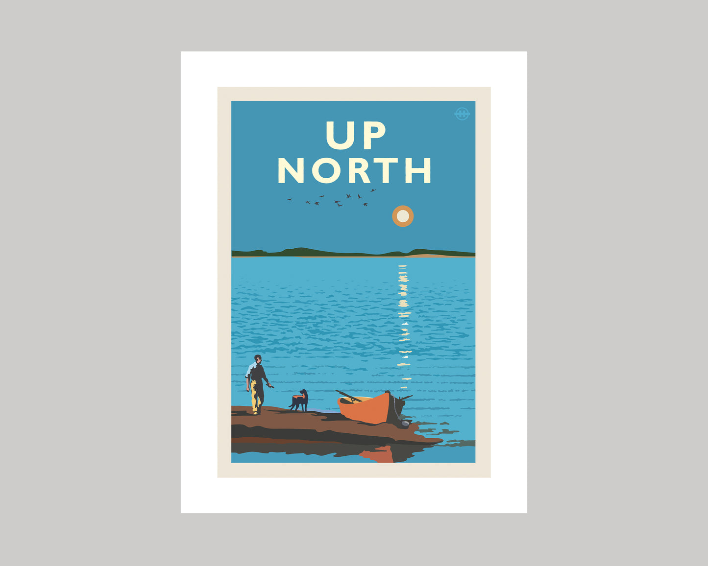 UP NORTH SUMMER SERIES- LAKESIDE STROLL || LANDMARK ART PRINT