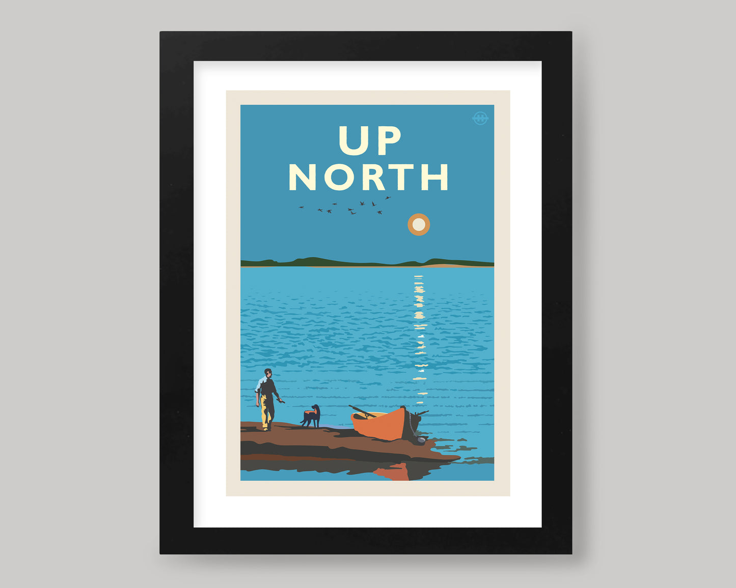 UP NORTH SUMMER SERIES- LAKESIDE STROLL || LANDMARK ART PRINT