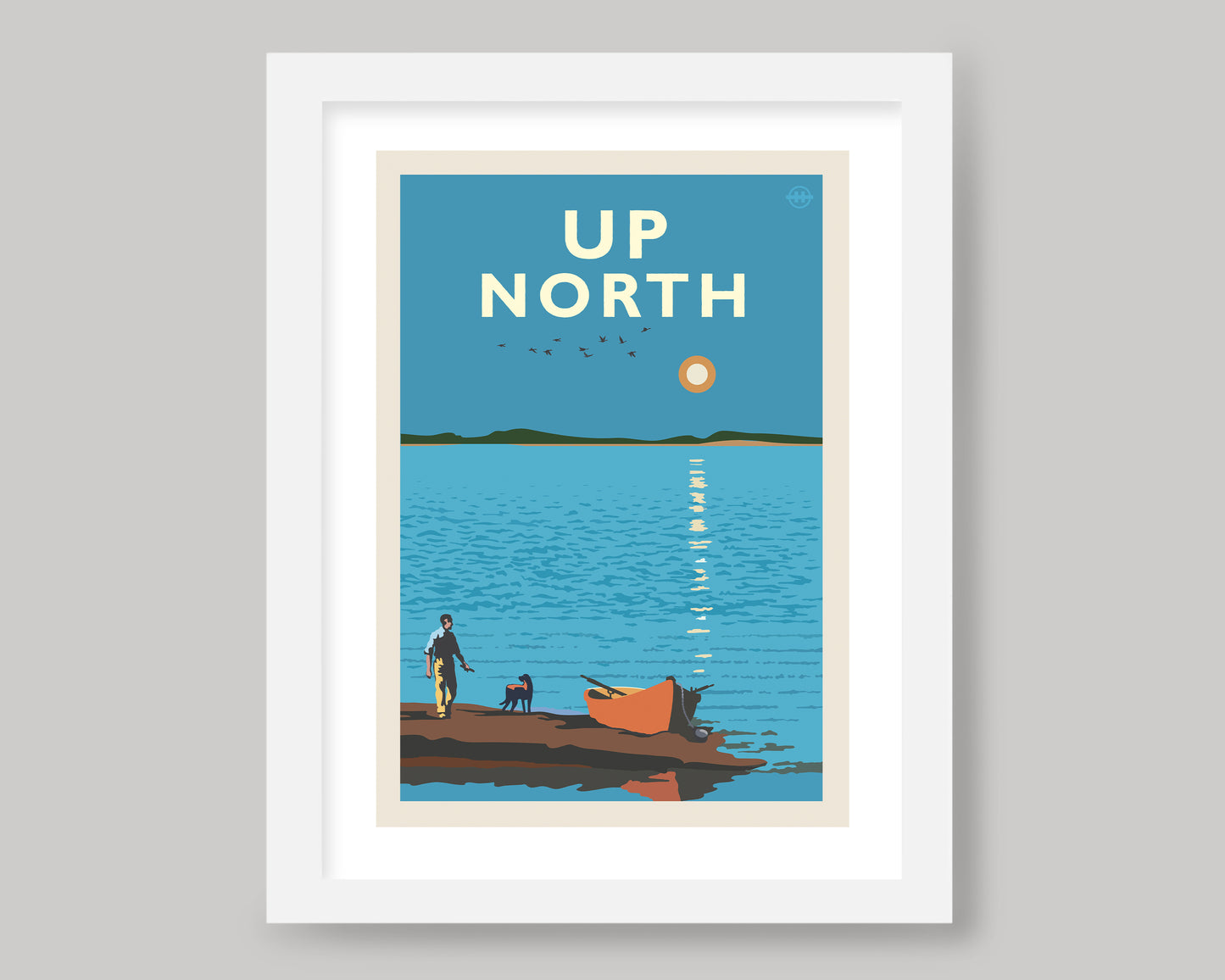 UP NORTH SUMMER SERIES- LAKESIDE STROLL || LANDMARK ART PRINT
