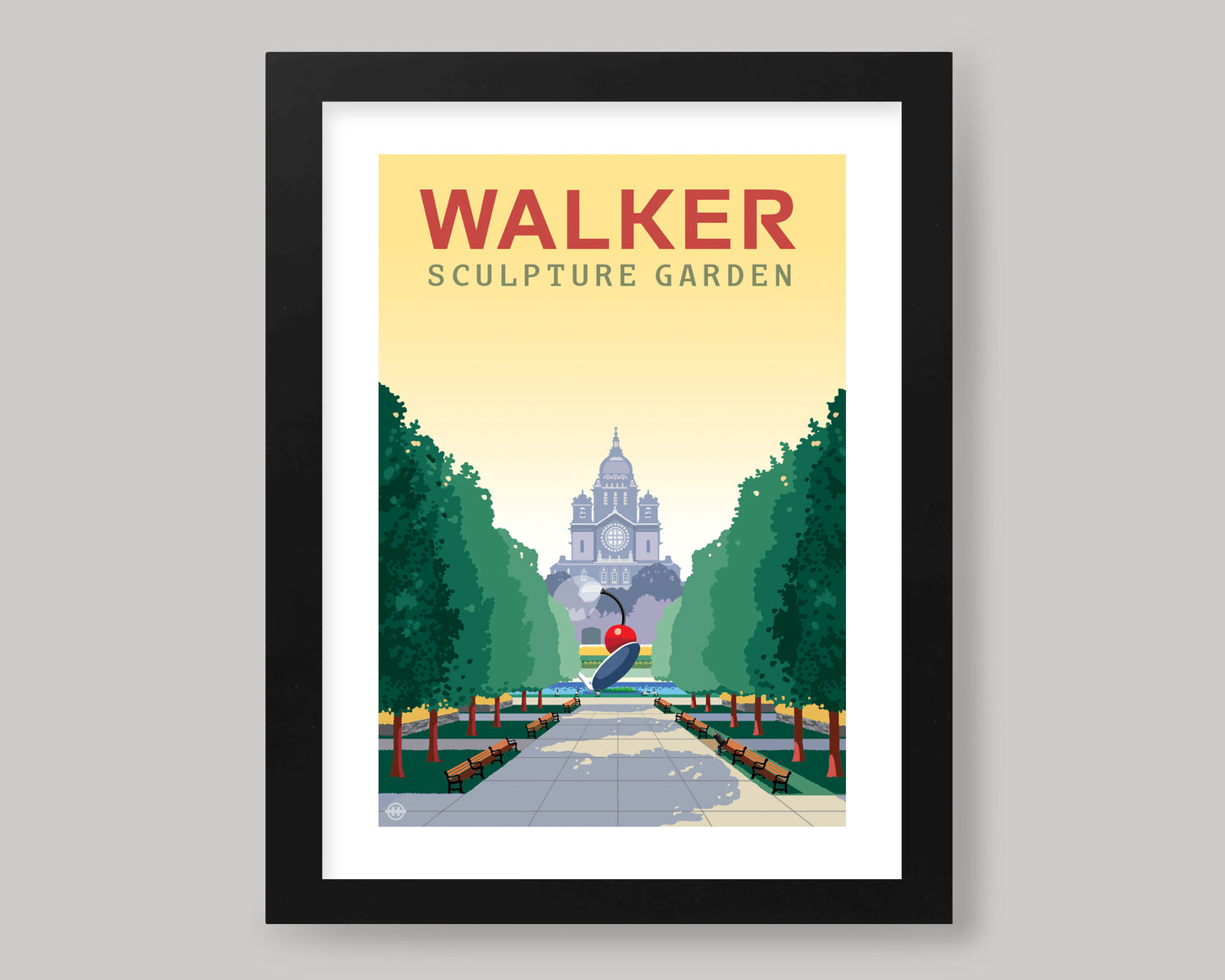 WALKER SCULPTURE GARDEN || MINNESOTA LANDMARK ART PRINT