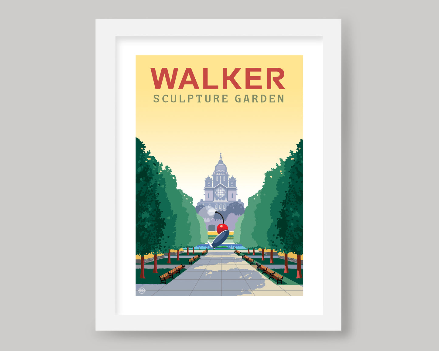 WALKER SCULPTURE GARDEN || MINNESOTA LANDMARK ART PRINT
