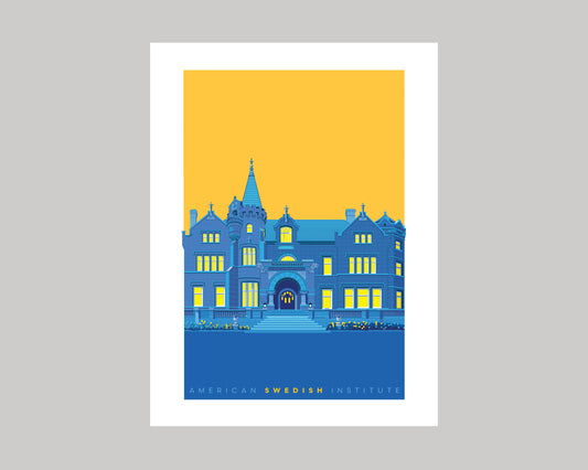 AMERICAN SWEDISH INSTITUTE || MINNESOTA LANDMARK ART PRINT