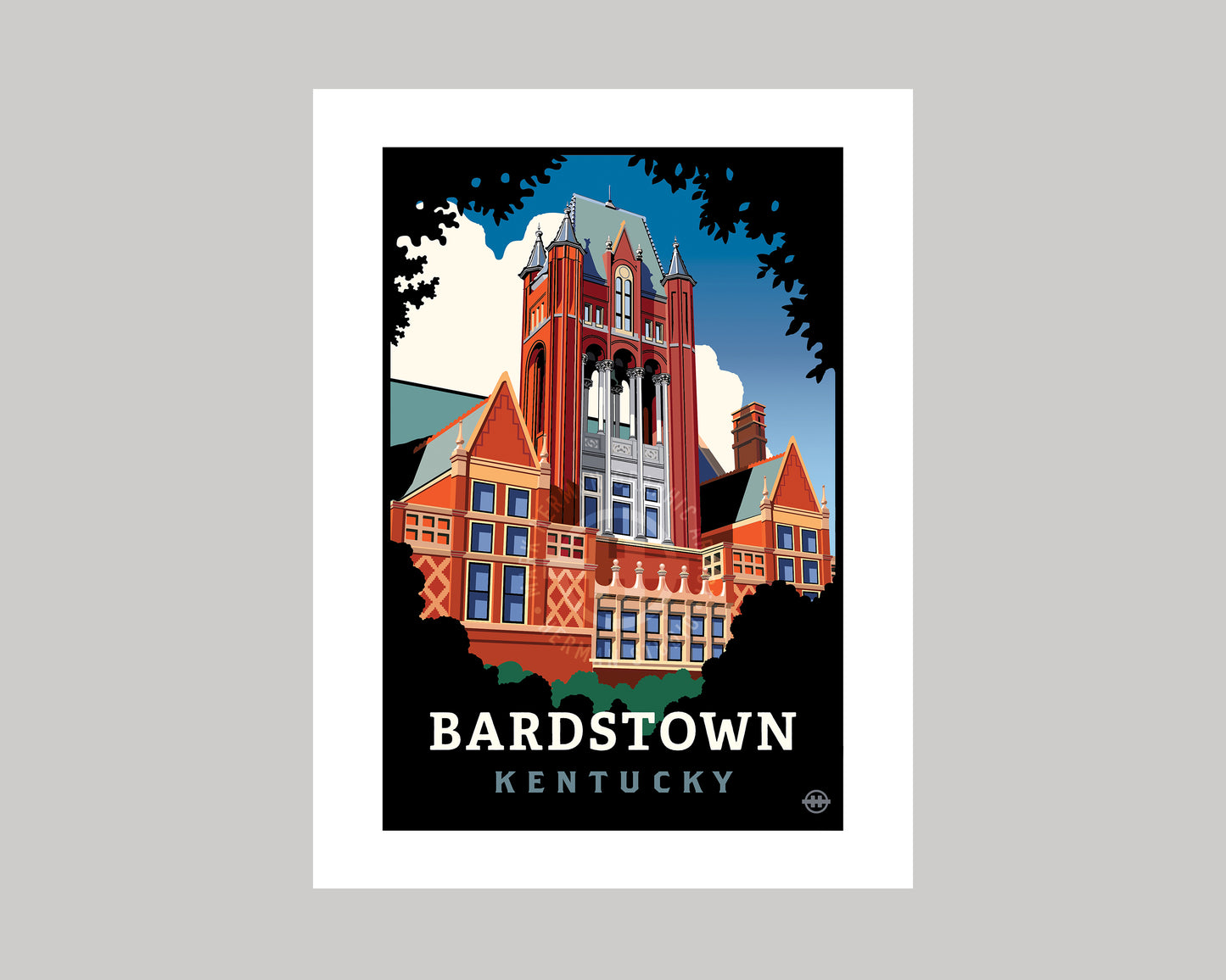 BARDSTOWN COURTHOUSE || KENTUCKY LANDMARK ART PRINT