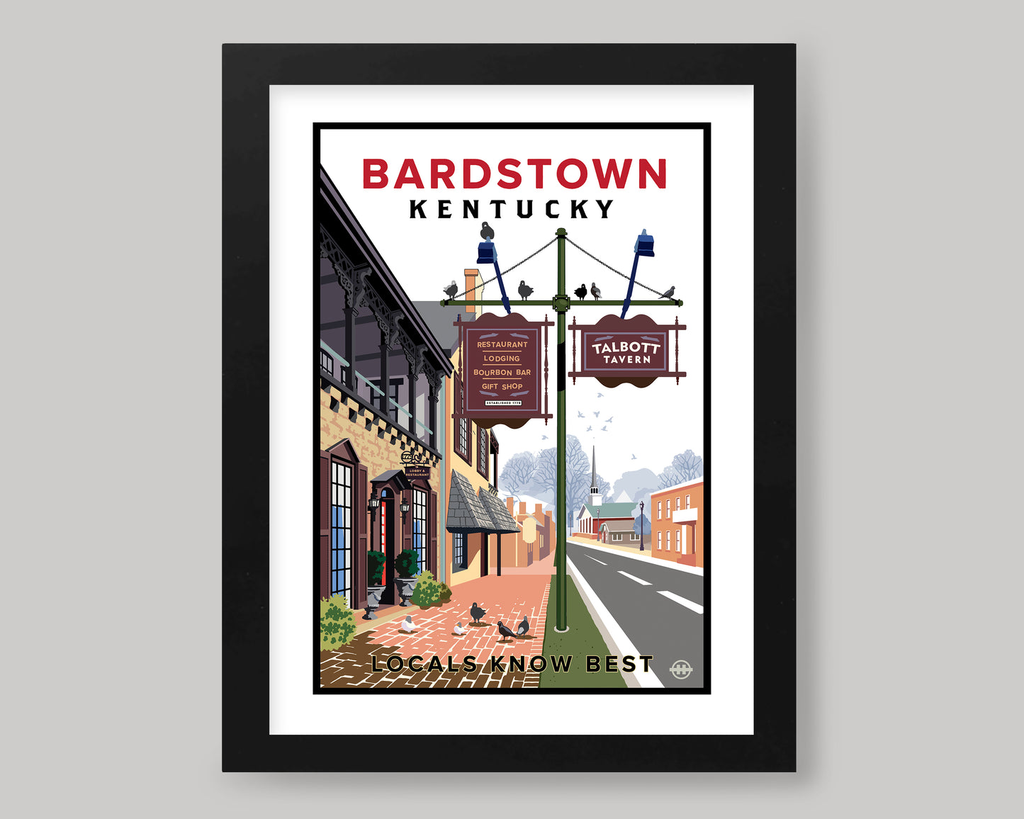 THE OLD TALBOT TAVERN IN BARDSTOWN || KENTUCKY LANDMARK ART PRINT