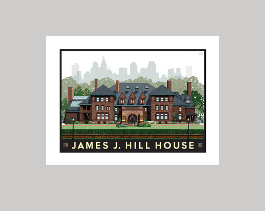 JAMES J HILL HOUSE || MINNESOTA LANDMARK ART PRINT