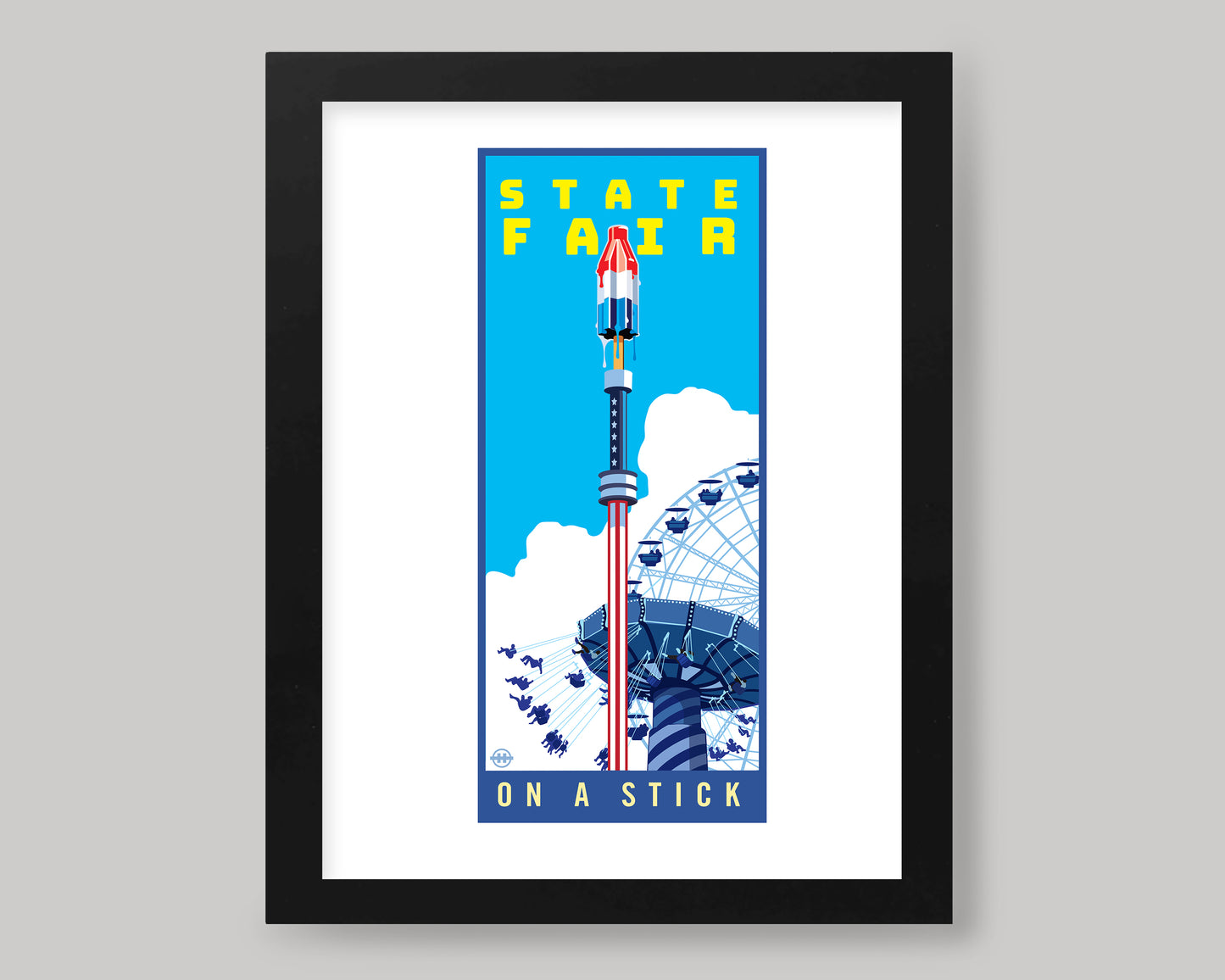 MINNESOTA STATE FAIR ON A STICK- BOMB POP || MINNESOTA LANDMARK ART PRINT