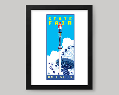 MINNESOTA STATE FAIR ON A STICK- BOMB POP || MINNESOTA LANDMARK ART PRINT