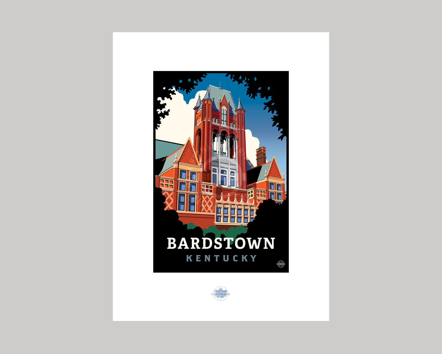 BARDSTOWN COURTHOUSE || KENTUCKY LANDMARK ART PRINT