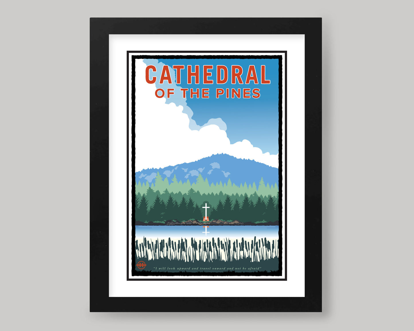 CATHEDRAL OF THE PINES DAY || MINNESOTA LANDMARK ART PRINT
