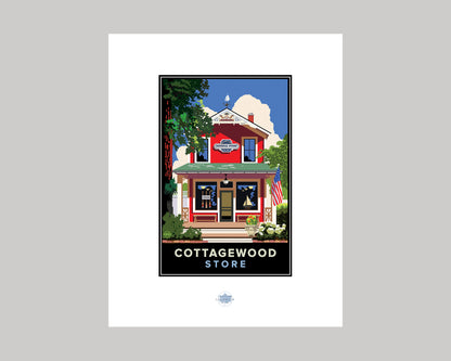 THE COTTAGEWOOD GENERAL STORE || MINNESOTA LANDMARK ART PRINT