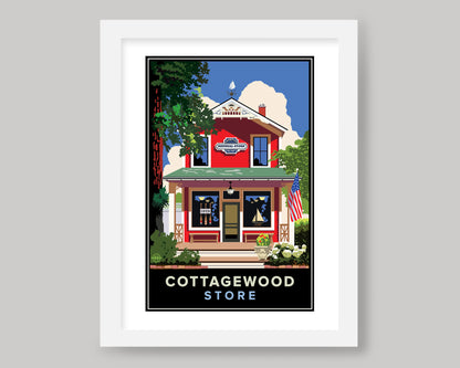 THE COTTAGEWOOD GENERAL STORE || MINNESOTA LANDMARK ART PRINT