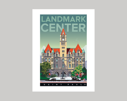 LANDMARK CENTER, ST. PAUL || MINNESOTA LANDMARK ART PRINT