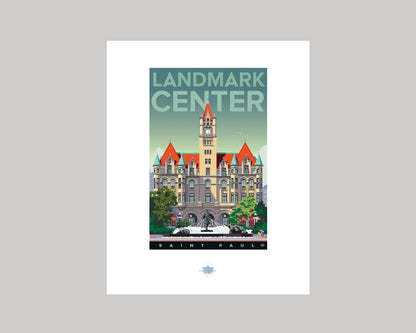 LANDMARK CENTER, ST. PAUL || MINNESOTA LANDMARK ART PRINT
