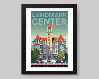 LANDMARK CENTER, ST. PAUL || MINNESOTA LANDMARK ART PRINT