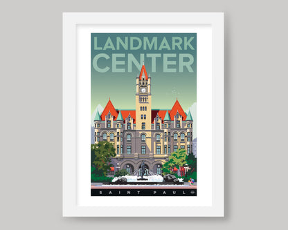 LANDMARK CENTER, ST. PAUL || MINNESOTA LANDMARK ART PRINT