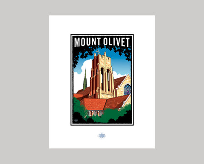 MOUNT OLIVET LUTHERAN CHURCH || MINNESOTA LANDMARK ART PRINT