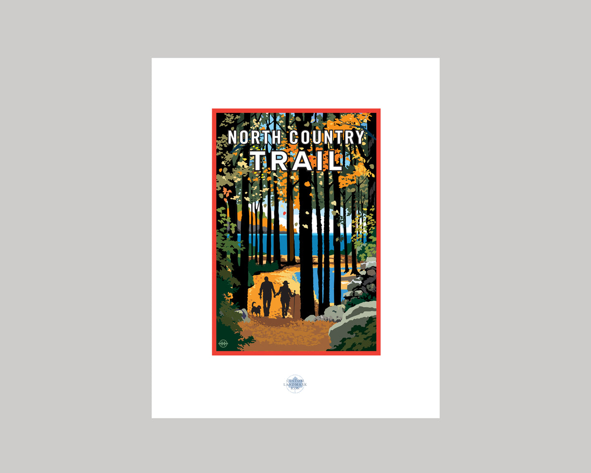 NORTHERN COUNTRY TRAIL ||  LANDMARK ART PRINT