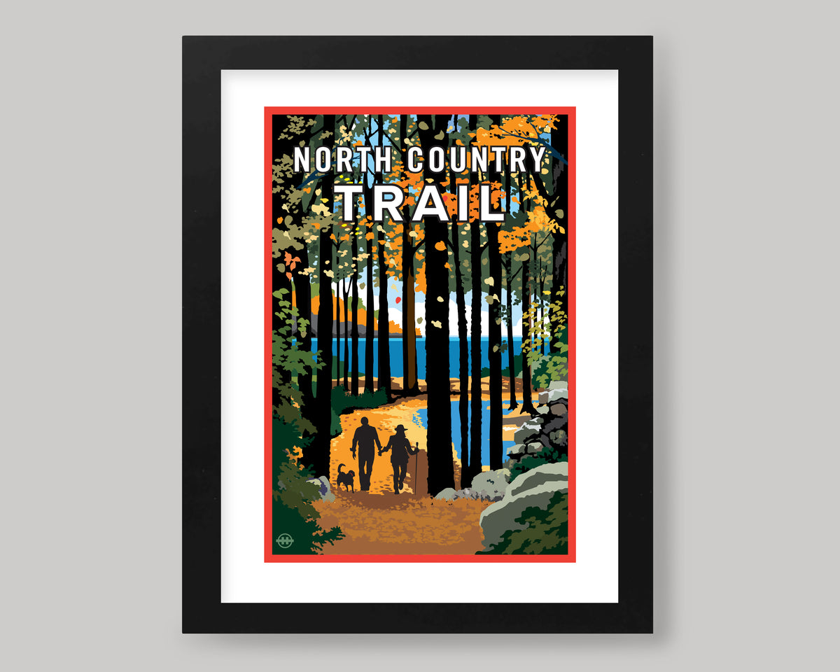 NORTHERN COUNTRY TRAIL ||  LANDMARK ART PRINT