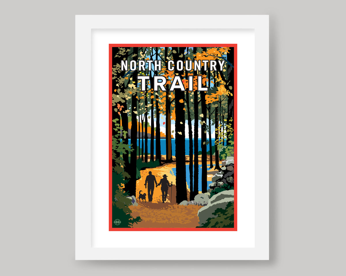 NORTHERN COUNTRY TRAIL ||  LANDMARK ART PRINT