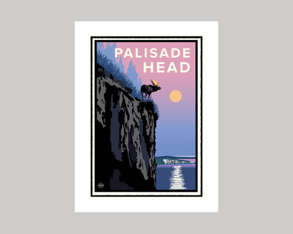 PALISADE HEAD TWILIGHT VIEW || MINNESOTA LANDMARK ART PRINT