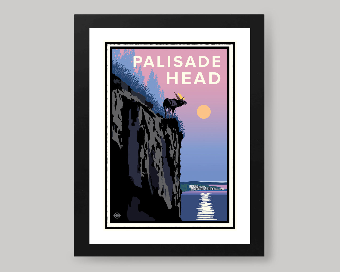 PALISADE HEAD TWILIGHT VIEW || MINNESOTA LANDMARK ART PRINT