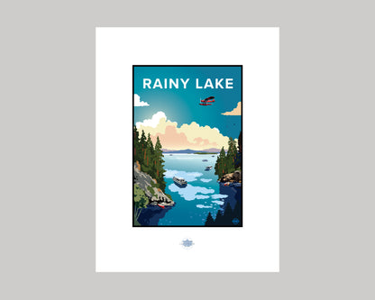 RAINY LAKE SUMMER || MINNESOTA LANDMARK ART PRINT