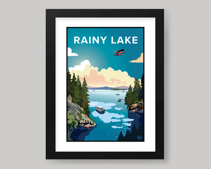 RAINY LAKE SUMMER || MINNESOTA LANDMARK ART PRINT