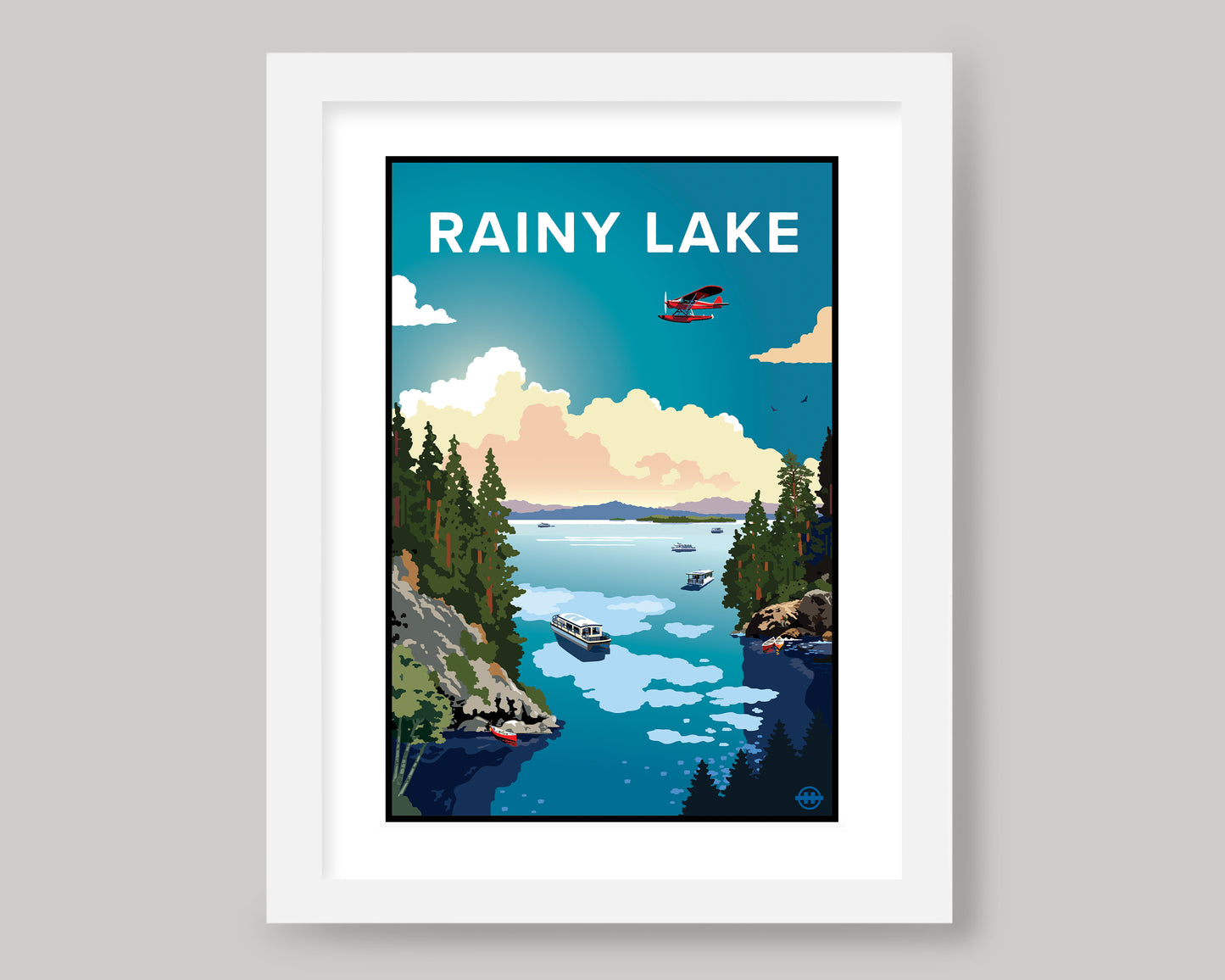 RAINY LAKE SUMMER || MINNESOTA LANDMARK ART PRINT