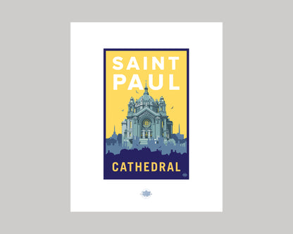 ST PAUL CATHEDRAL || MINNESOTA LANDMARK ART PRINT