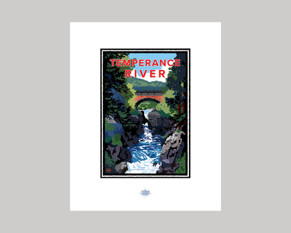 TEMPERANCE RIVER IN THE SUMMER || MINNESOTA LANDMARK ART PRINT