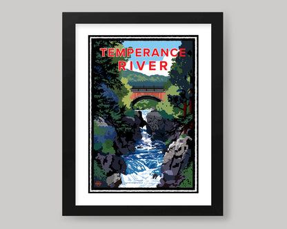 TEMPERANCE RIVER IN THE SUMMER || MINNESOTA LANDMARK ART PRINT