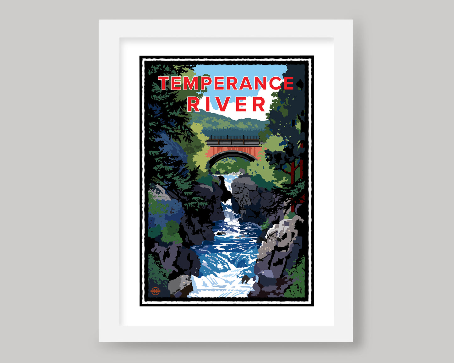 TEMPERANCE RIVER IN THE SUMMER || MINNESOTA LANDMARK ART PRINT