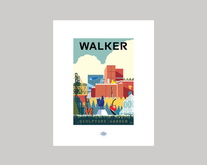 WALKER ART CENTER || MINNESOTA LANDMARK ART PRINT