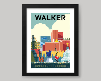 WALKER ART CENTER || MINNESOTA LANDMARK ART PRINT