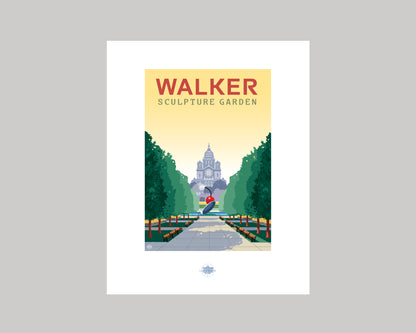 WALKER SCULPTURE GARDEN || MINNESOTA LANDMARK ART PRINT