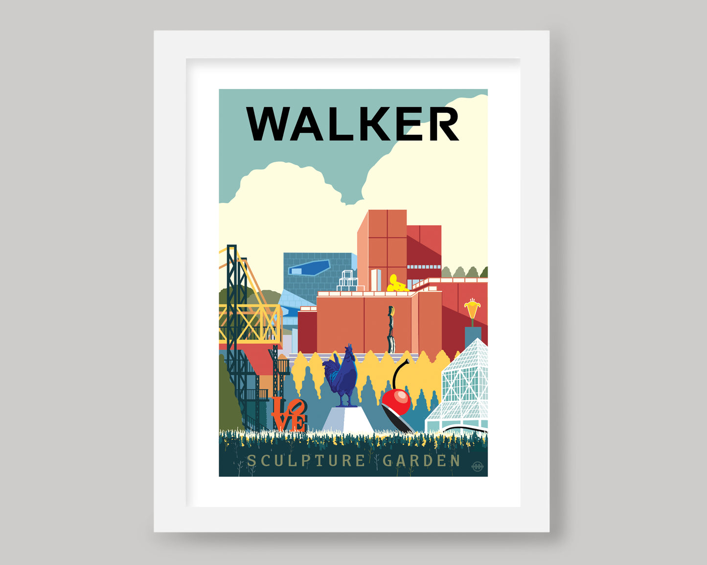 WALKER ART CENTER || MINNESOTA LANDMARK ART PRINT