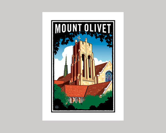 MOUNT OLIVET LUTHERAN CHURCH || MINNESOTA LANDMARK ART PRINT