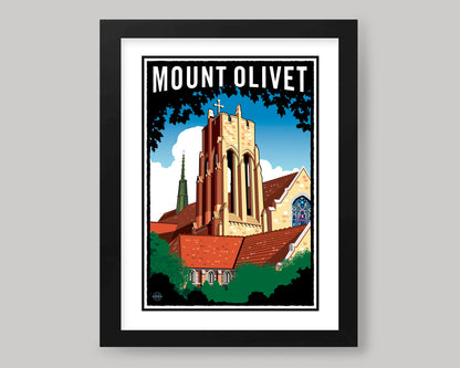 MOUNT OLIVET LUTHERAN CHURCH || MINNESOTA LANDMARK ART PRINT