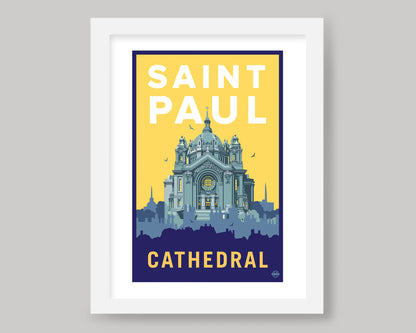 ST PAUL CATHEDRAL || MINNESOTA LANDMARK ART PRINT