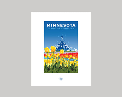 MINNESOTA LANDSCAPE ARBORETUM  || MINNESOTA LANDMARK ART PRINT
