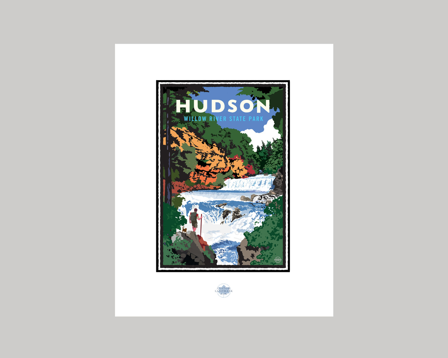 HUDSON WILLOW RIVER STATE PARK || WISCONSIN LANDMARK ART PRINT